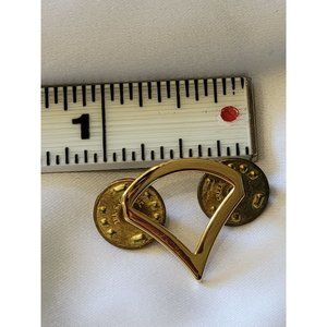 US Army Private First Class, E3 Rank Lapel Pin, Gold Tone, Set of 2